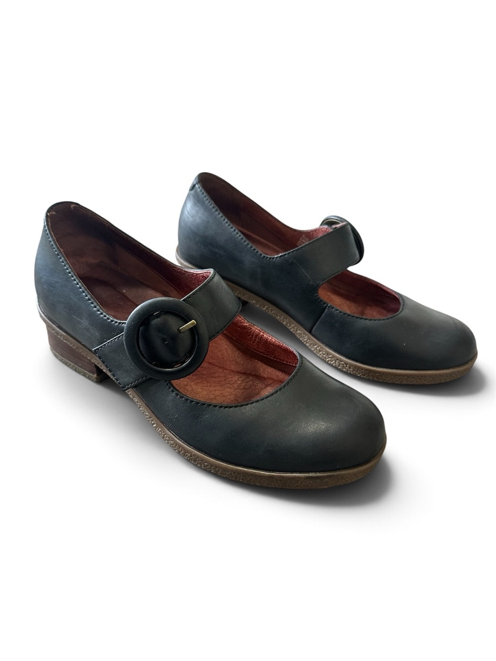 Dansko Brandy Mary Jane Leather Heels with Buckle Size 37